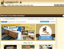 Tablet Screenshot of lumberjocks.com